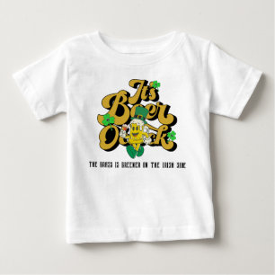 Mikitiez green lucky Saint Patrick's Day irishbeer Baby T-Shirt