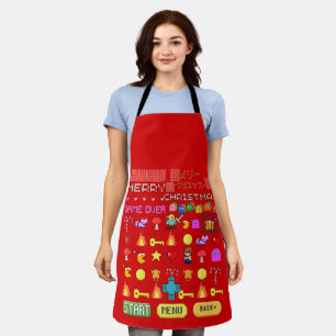 Mikitiez holiday season christmas turkey dining apron