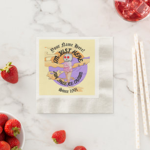 Mikitiez icecream party favourtie Specialty Mug Napkin
