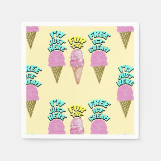 Mikitiez icecream party favourtie summer napkin