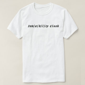 Mikitiez invisibility cloak blur magic smoke T-Shirt