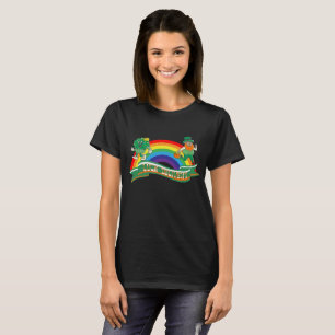 Mikitiez irish clover green st.patrick'sday lucky T-Shirt