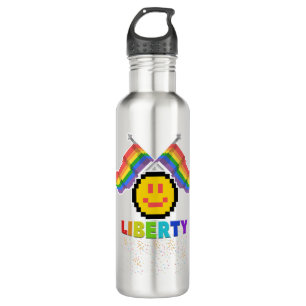 Mikitiez PE olympics doughnut rainbow sport lgbtqi 710 Ml Water Bottle