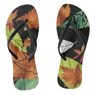 Mikitiez pisces nature selflove rose flower  flip flops