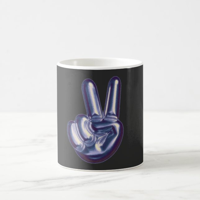 Mikitiez pride month victory v silver  coffee mug (Center)