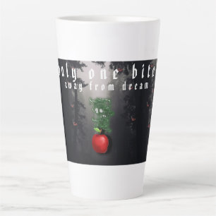 Mikitiez red skull toxic apple vegan summer latte mug