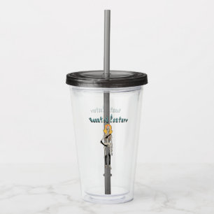 Mikitiez renaissance costume spooky vibes skull acrylic tumbler
