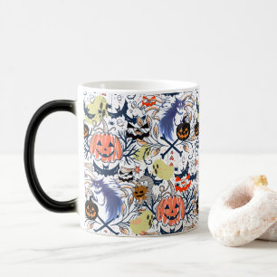 Mikitiez retro vintage halloween ghouls pumpkin magic mug