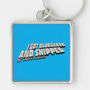 Mikitiez space dolly skull burger chips frenchfrie keychain