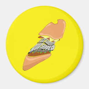 Mikitiez space dolly skull burger chips frenchfrie magnet