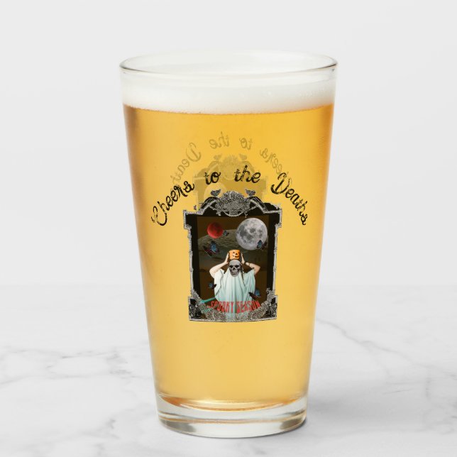 Mikitiez spooky vibes vintage gothic halloween glass (Front Filled)