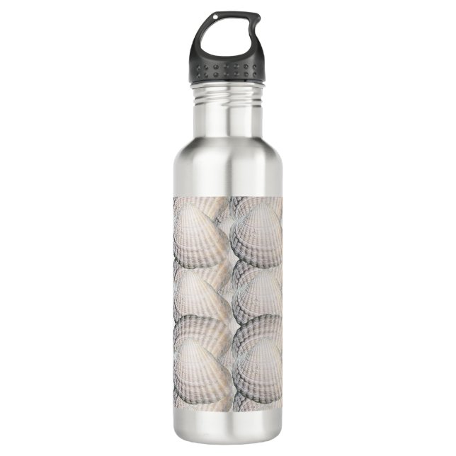 Mikitiez summer venus shell ocean beach 710 ml water bottle (Front)