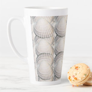 Mikitiez summer venus shell ocean beach latte mug