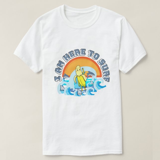 Mikitiez summer windsurf bananasplit icecream T-Shirt (Design Front)