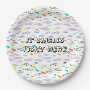 Mikitiez venus mermaid fishing summer  paper plate