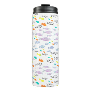 Mikitiez venus mermaid fishing summer  thermal tumbler