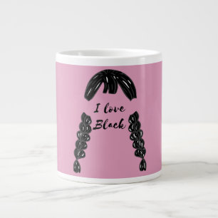 Mikitiez vintage gothic halloween black friday  large coffee mug