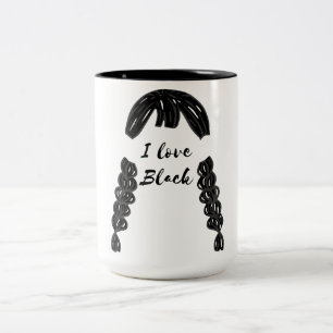 Mikitiez vintage gothic halloween black friday  Two-Tone coffee mug