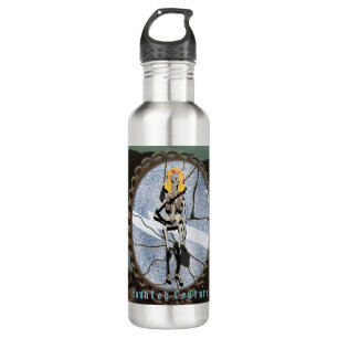 Mikitiez vintage halloween spooky vibes 710 ml water bottle
