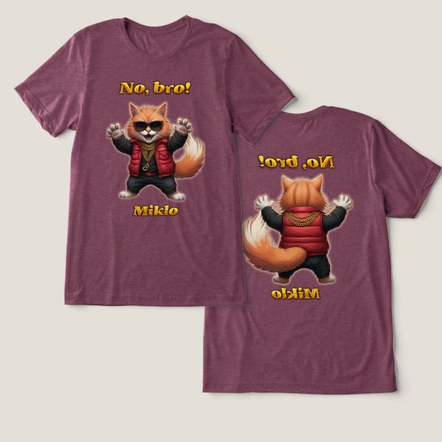 Miklo’s t-Shirt Tri-Blend Shirt (Design Front & Back)