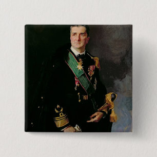 Miklos Horthy de Nagbanya 2 Inch Square Button
