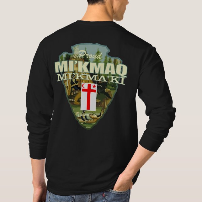 Mi'kmaq (arrowhead) T-Shirt (Back)