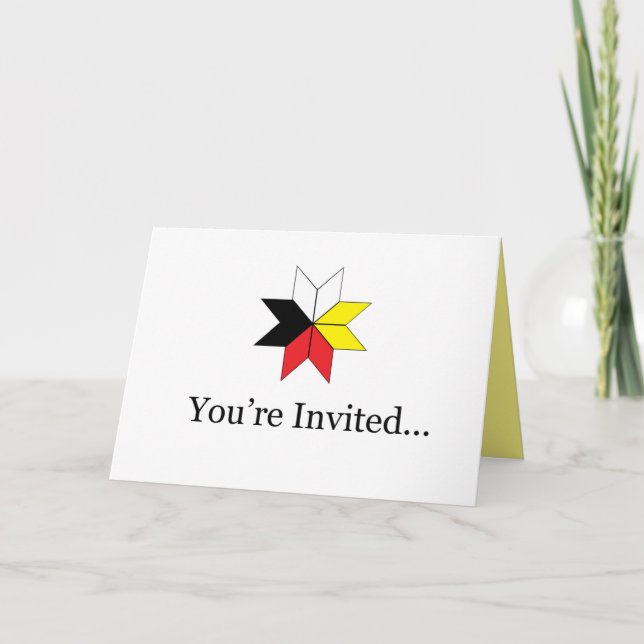 Mi'kmaq/Celtic Heritage Invitation (Front)