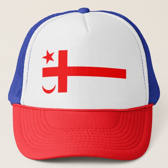 Mikmaq State Flag  Trucker Hat (Front)