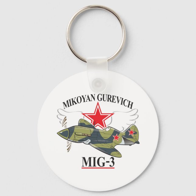 mikoyan mig-3 keychain (Front)