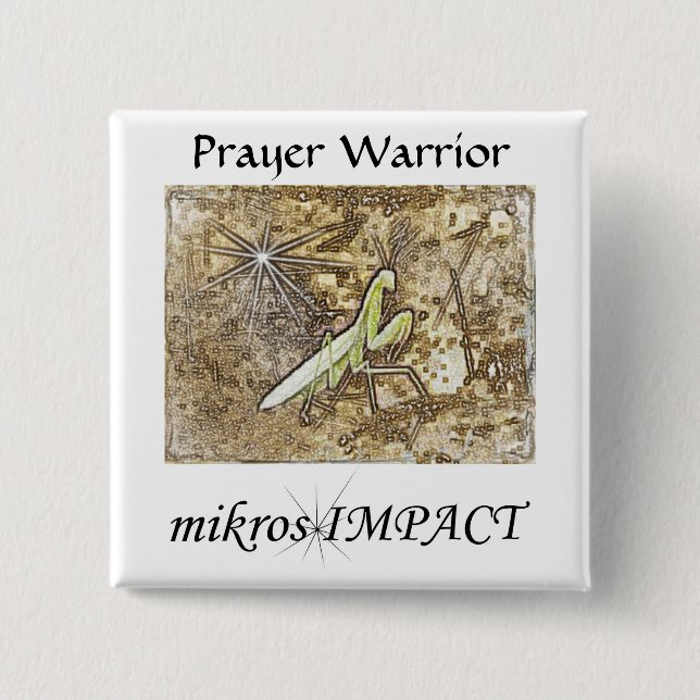 MIKROS IMPACT PRAYER WARRIOR BUTTON (Front)