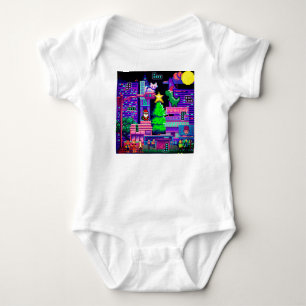 Miktitiez holidaymode grandma christmas family baby bodysuit