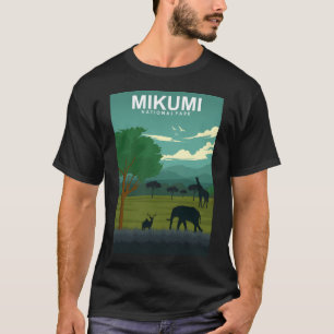 Mikumi National Park Tanzania Travel Poster T-Shirt