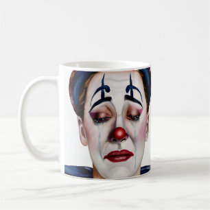 Mila Wears the Smile Too Well – A Clowns Portrait Coffee Mug