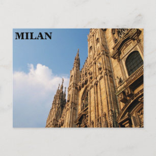 Milan Cathedral at Sunset Postcard