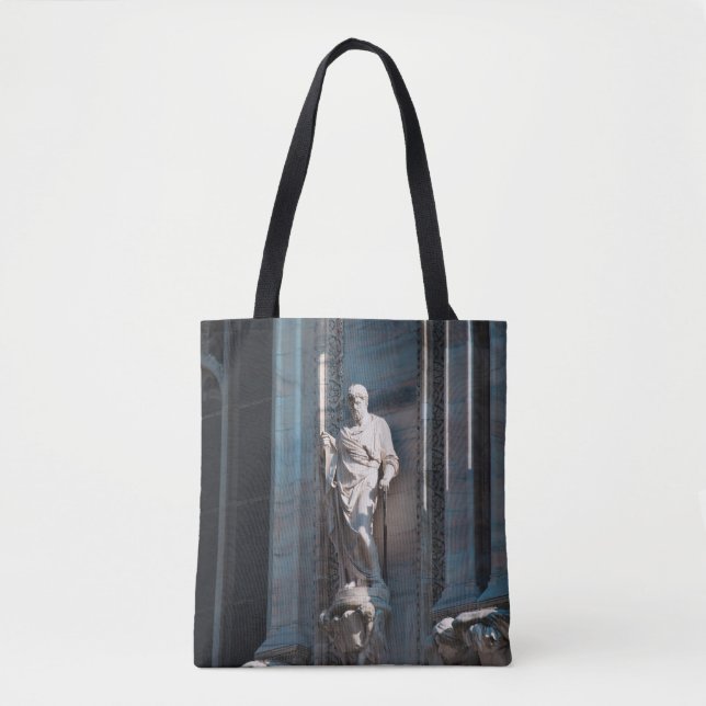 Milan Cathedral dome statue architecture monument Tote Bag (Front)