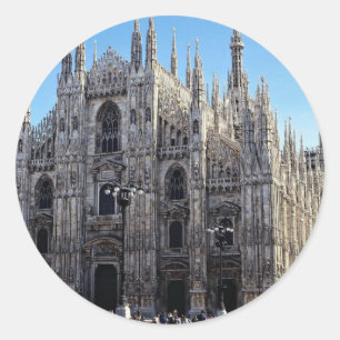 Milan Cathedral, Italy Classic Round Sticker