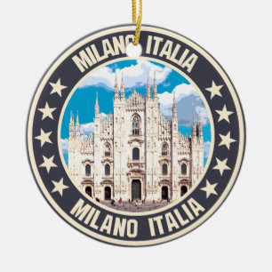 Milan                                              ceramic ornament
