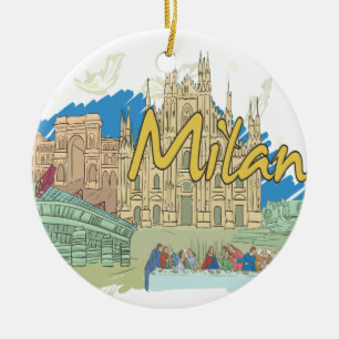 Milan Ceramic Ornament