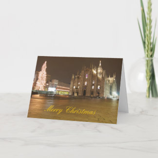 Milan Duomo Christmas Card