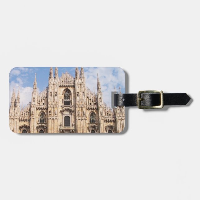 Milan Duomo Luggage Tag (Front Horizontal)