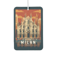 Milan Italy Duomo di Milano Travel Art Vintage