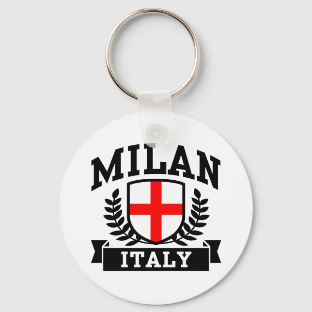Milan Italy Keychain (Front)