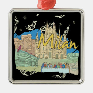 Milan Metal Ornament