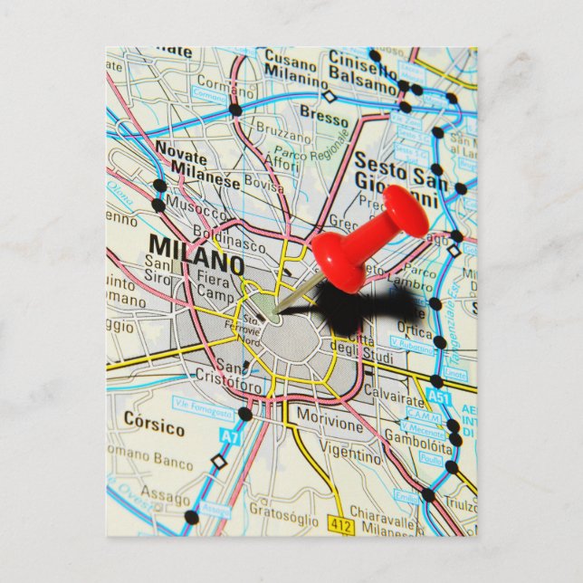 Milan, Milano (Italy) Postcard (Front)