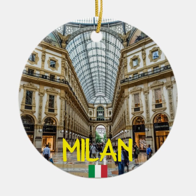 Milan Ornement Panoramique de Noël (Devant)