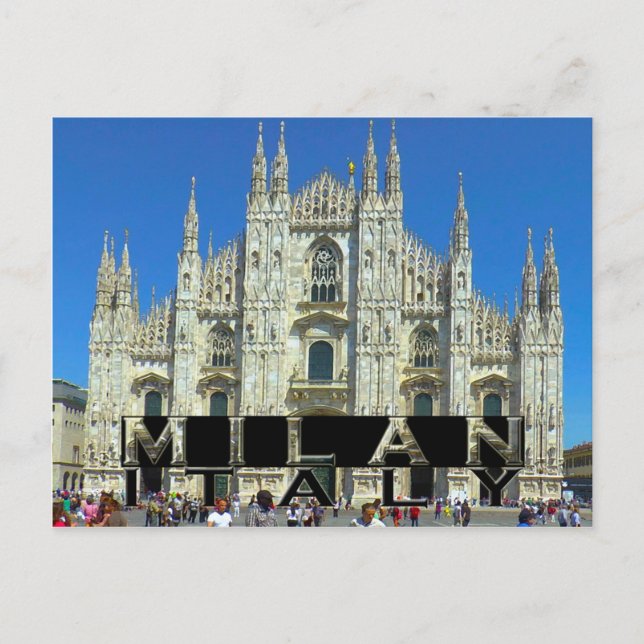 Milan Postcard (Front)
