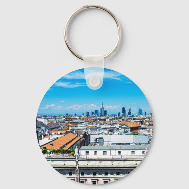 Milan skyline keychain (Front)