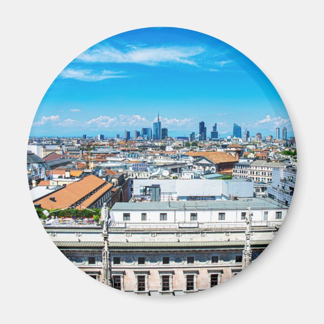 Milan skyline magnet (Front)