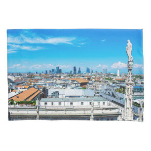 Milan skyline pillowcase