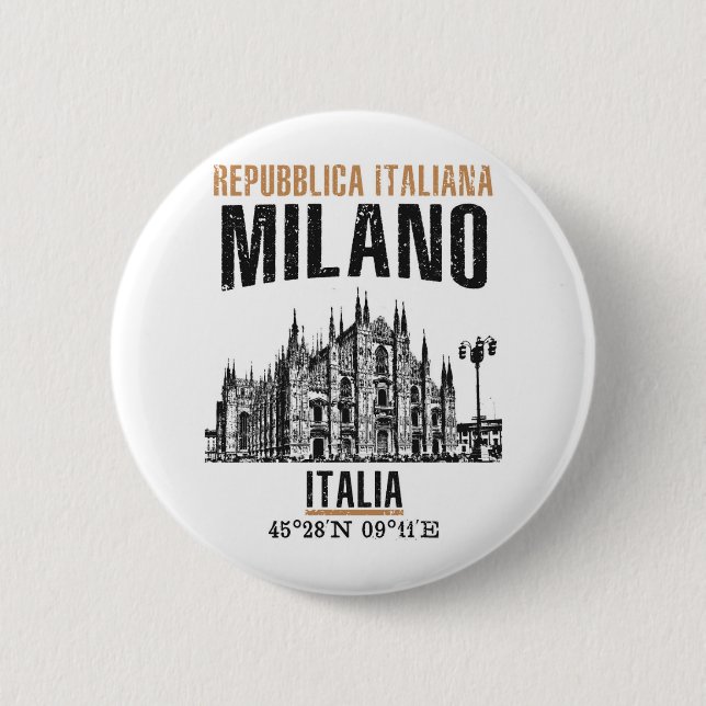 Milano 2 Inch Round Button (Front)